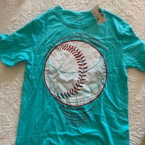 NWT baseball graphic tee size m